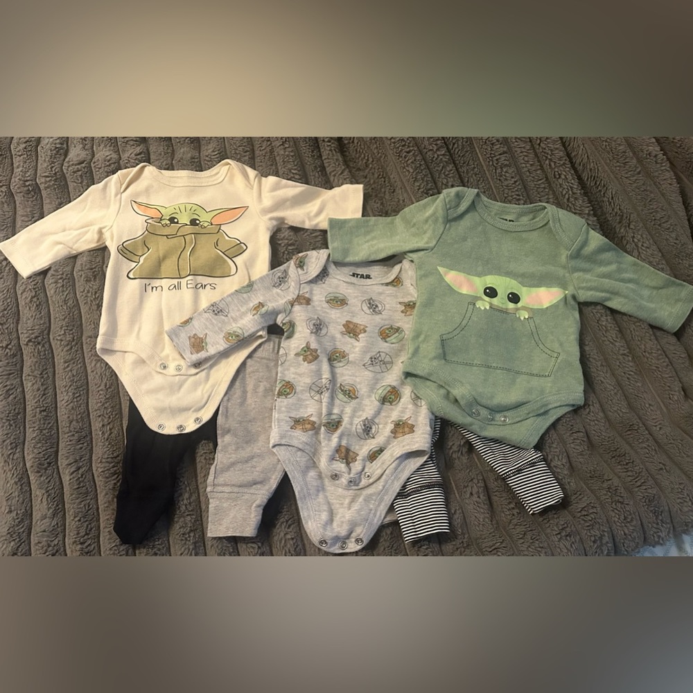 Star Wars onesies with Gerber pants